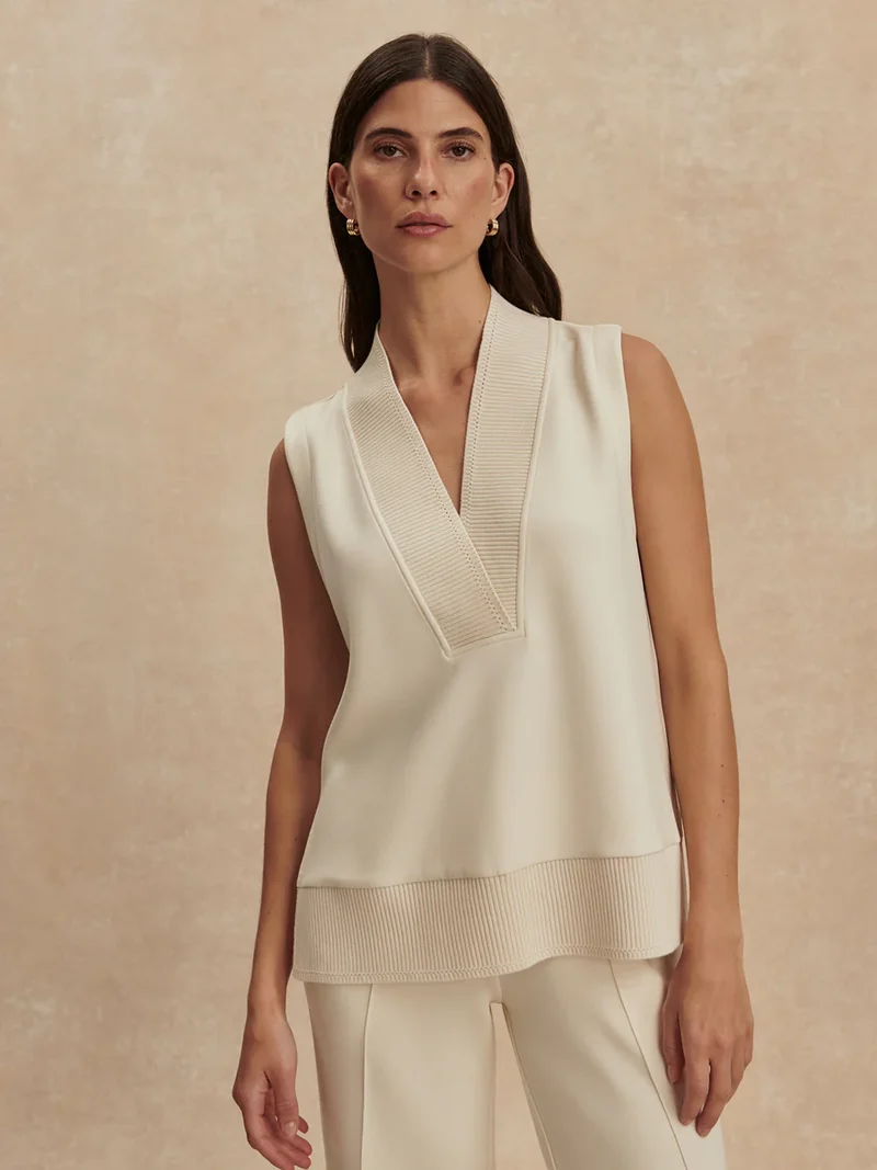 Freida V-Neck Tank Pristine
