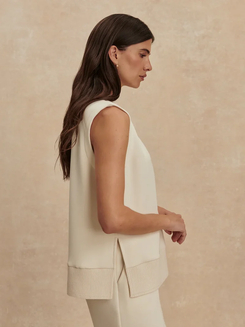 Freida V-Neck Tank Pristine