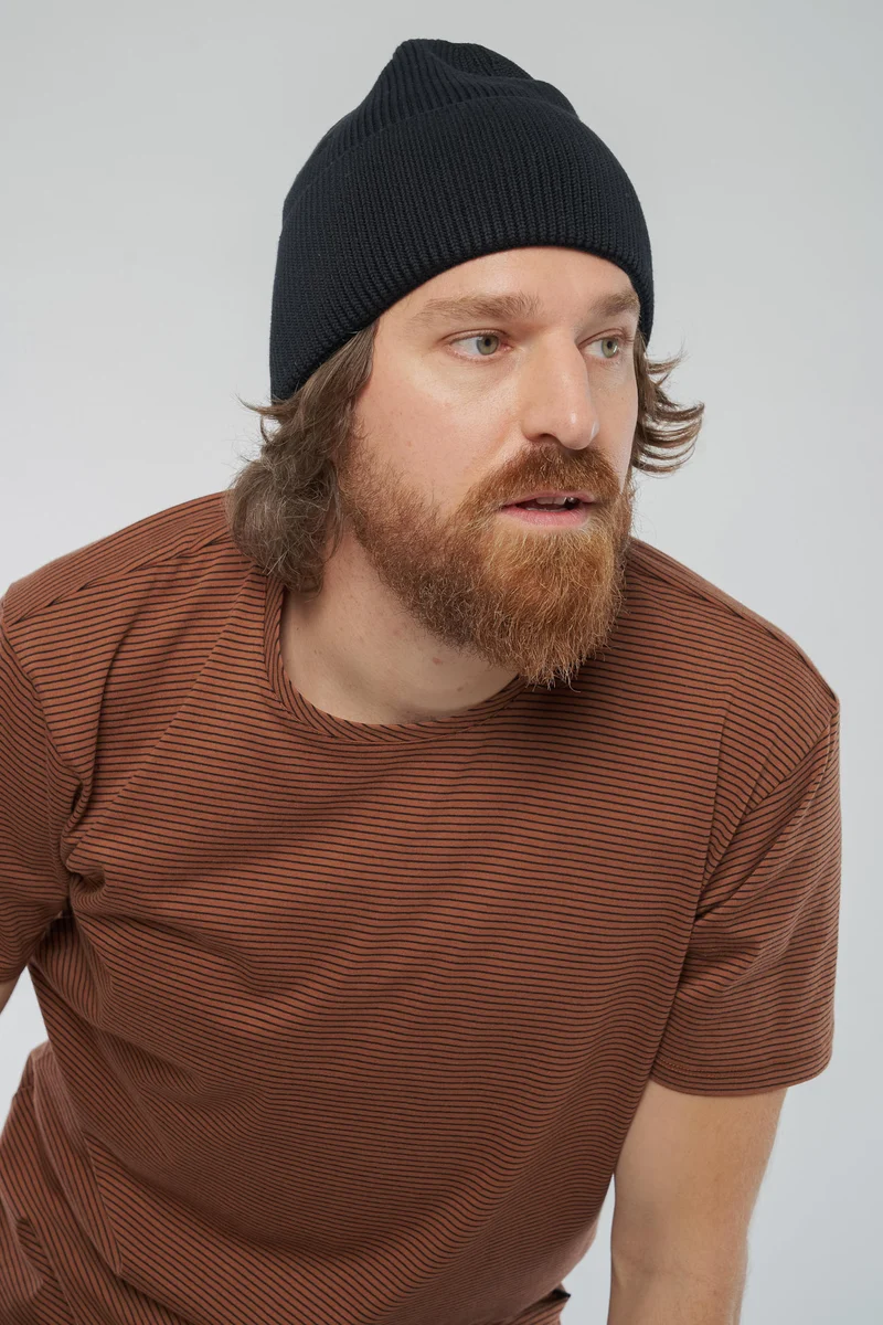 Strickmütze aus Bio Baumwolle