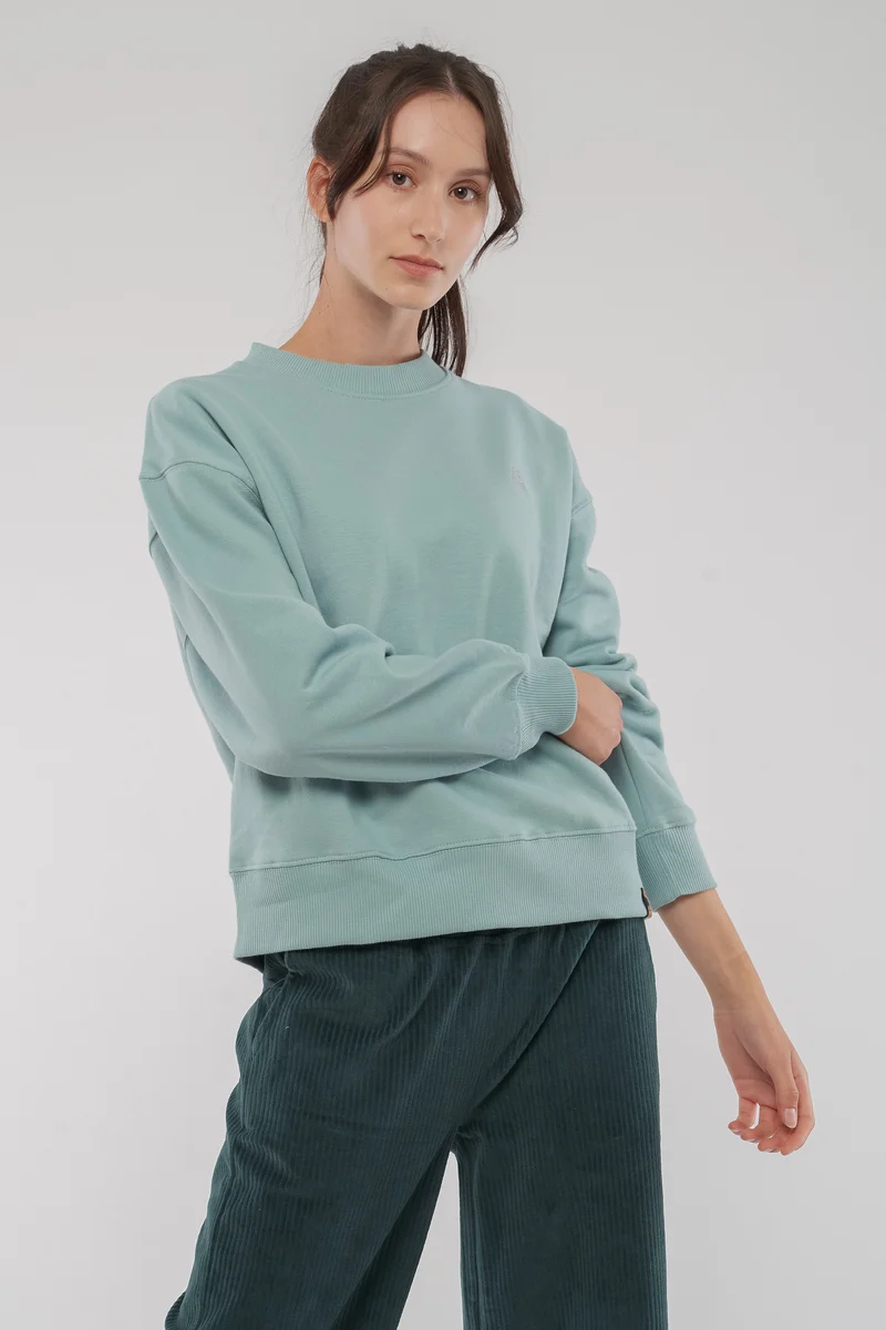 Heavy Drop Shoulder Sweatshirt aus Bio Baumwolle