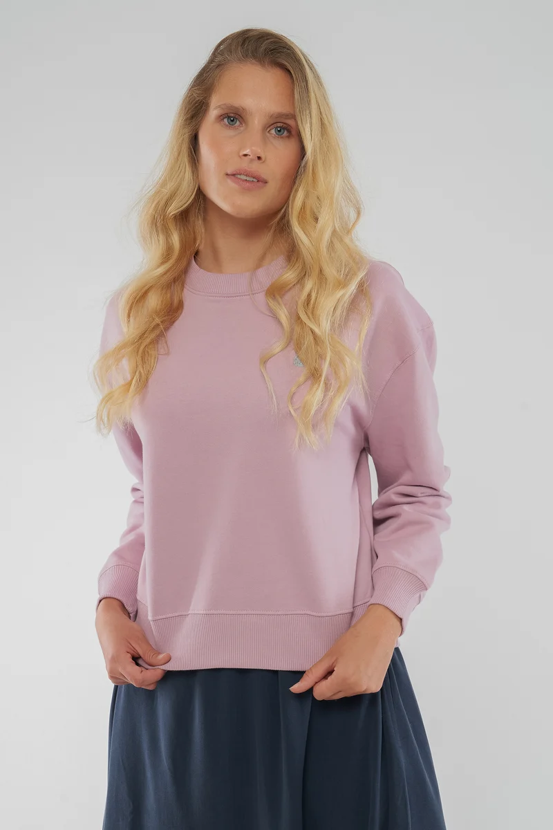 Heavy Drop Shoulder Sweatshirt aus Bio Baumwolle