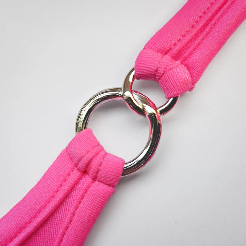 Bikini Neon Pink Beauty - Scrunch String Tanga