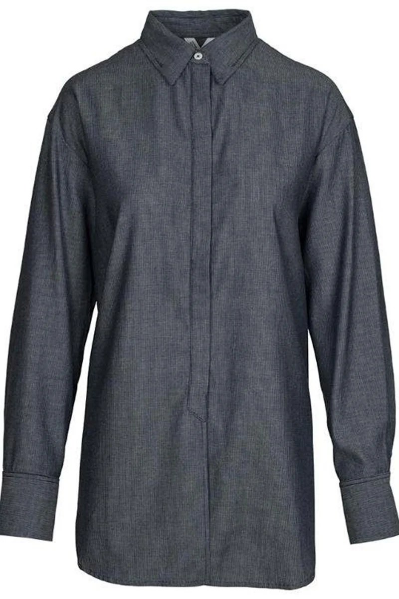 Langarm-bluse aus Bio Baumwolle