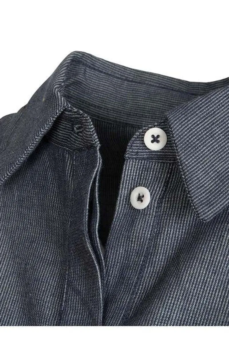 Langarm-bluse aus Bio Baumwolle