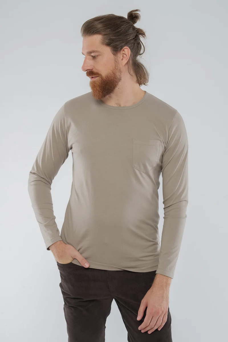 Premium Langarm-Shirt aus Bio Baumwolle