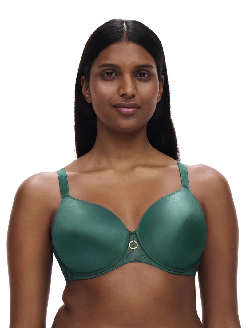 Chantelle - Graphic Support – Sehr bedeckender Memory-BH mit Empire-Muster, Grün