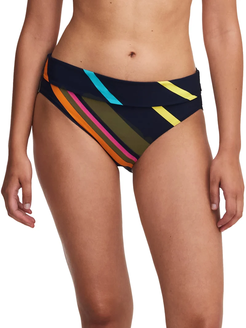 Chantelle Bademode – Identity Full Bikini Brief Bunte Streifen