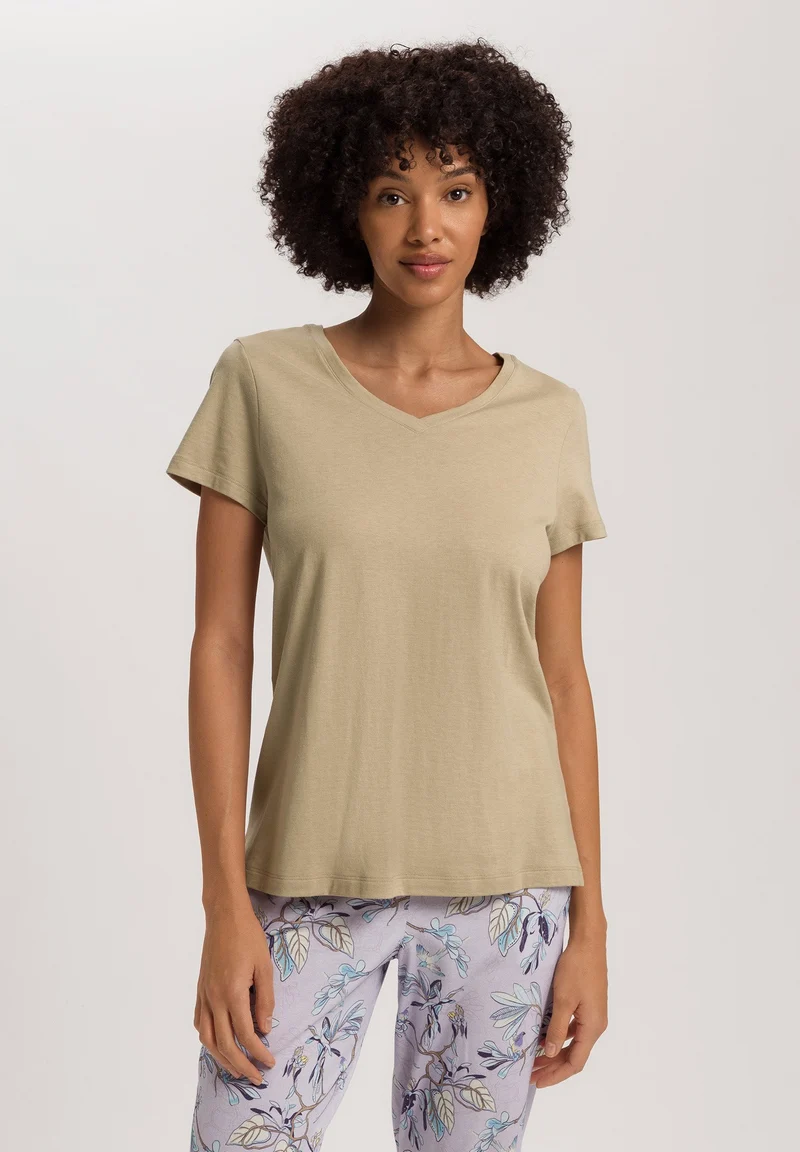 Sleep & Lounge S/SLV Shirt | lemon pepper 074842-072810
