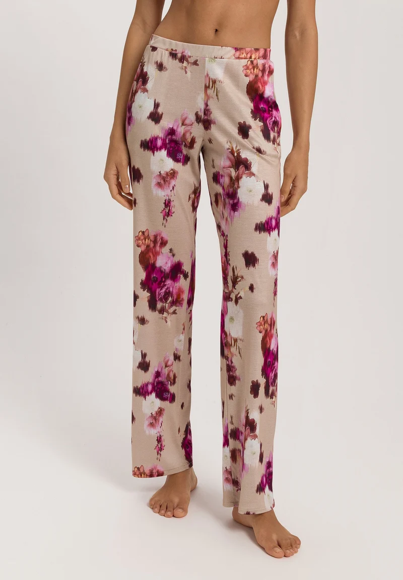 Olivia Long Pants | flower art print 074777-073051