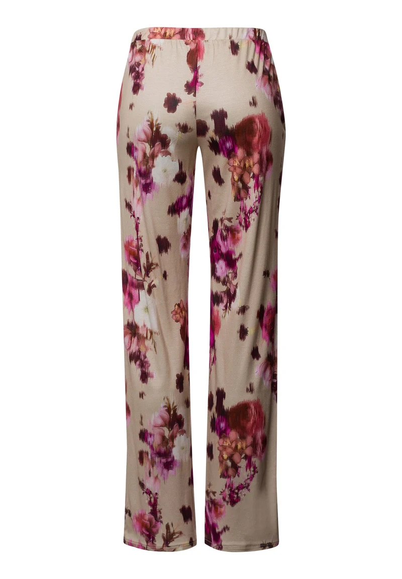 Olivia Long Pants | flower art print 074777-073051