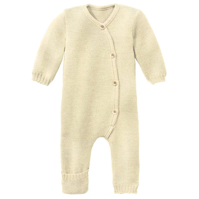 Disana Strickoverall aus Merinowolle – Natur