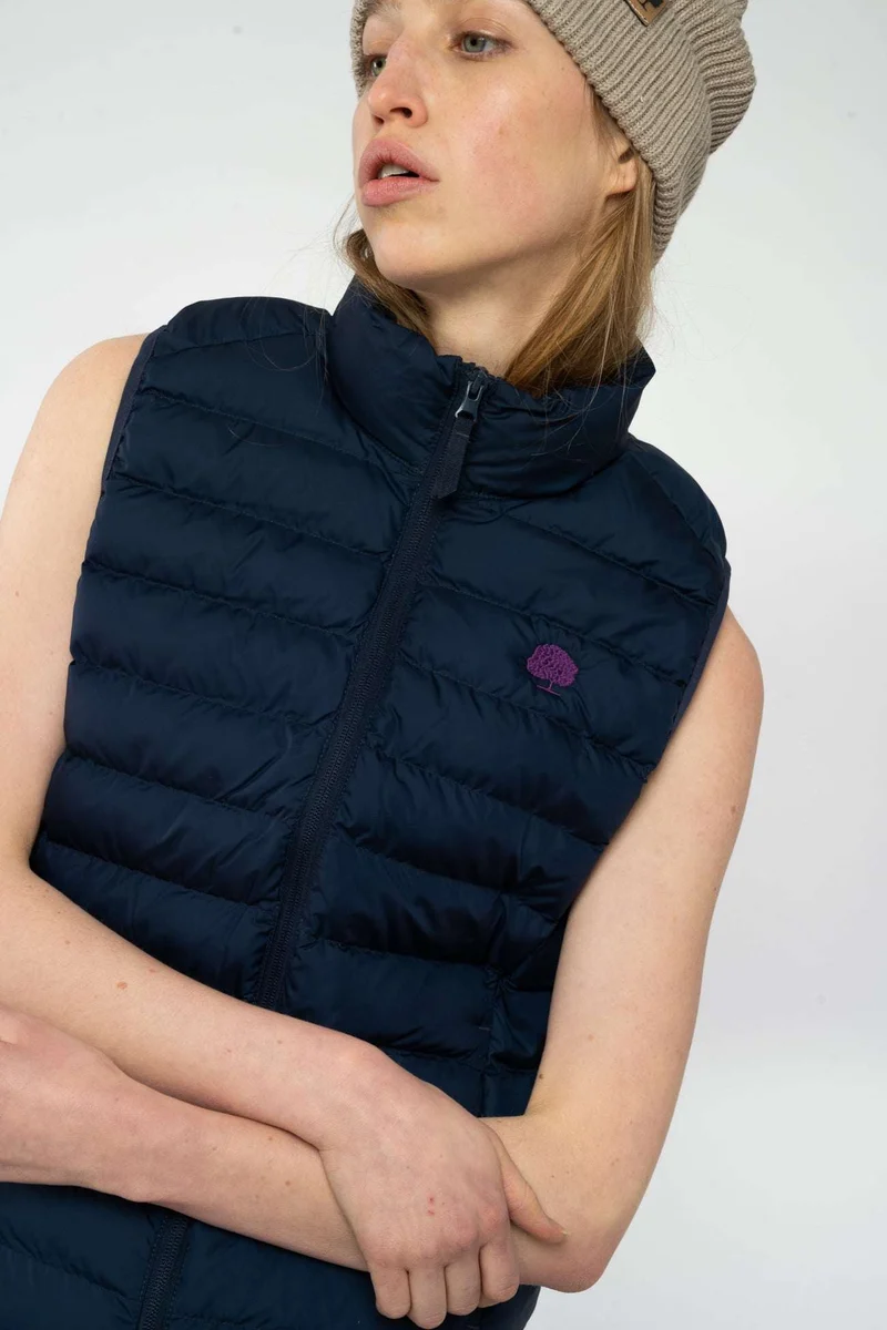 Steppweste aus recyceltem Polyester