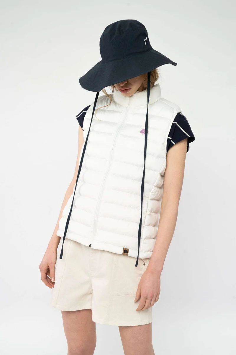 Steppweste aus recyceltem Polyester
