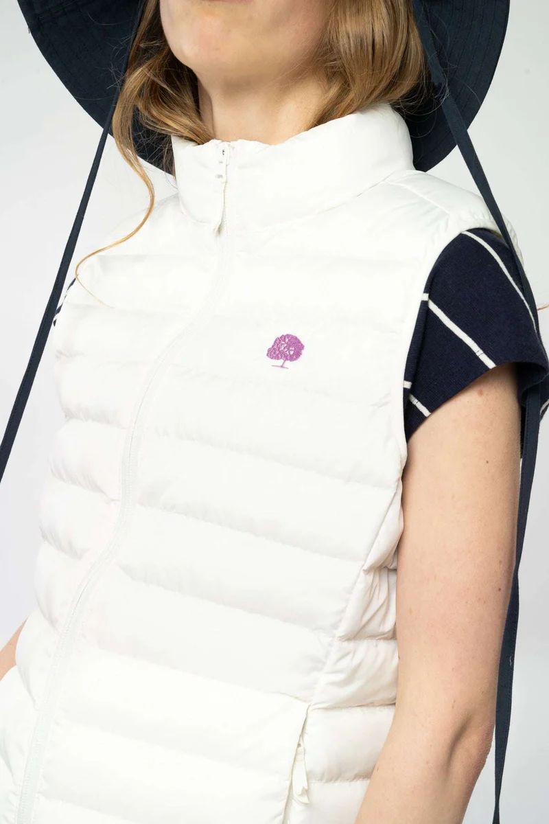 Steppweste aus recyceltem Polyester