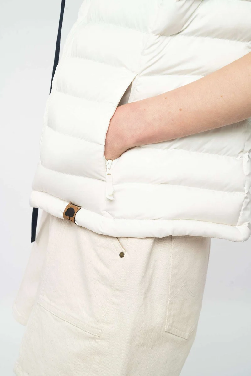 Steppweste aus recyceltem Polyester