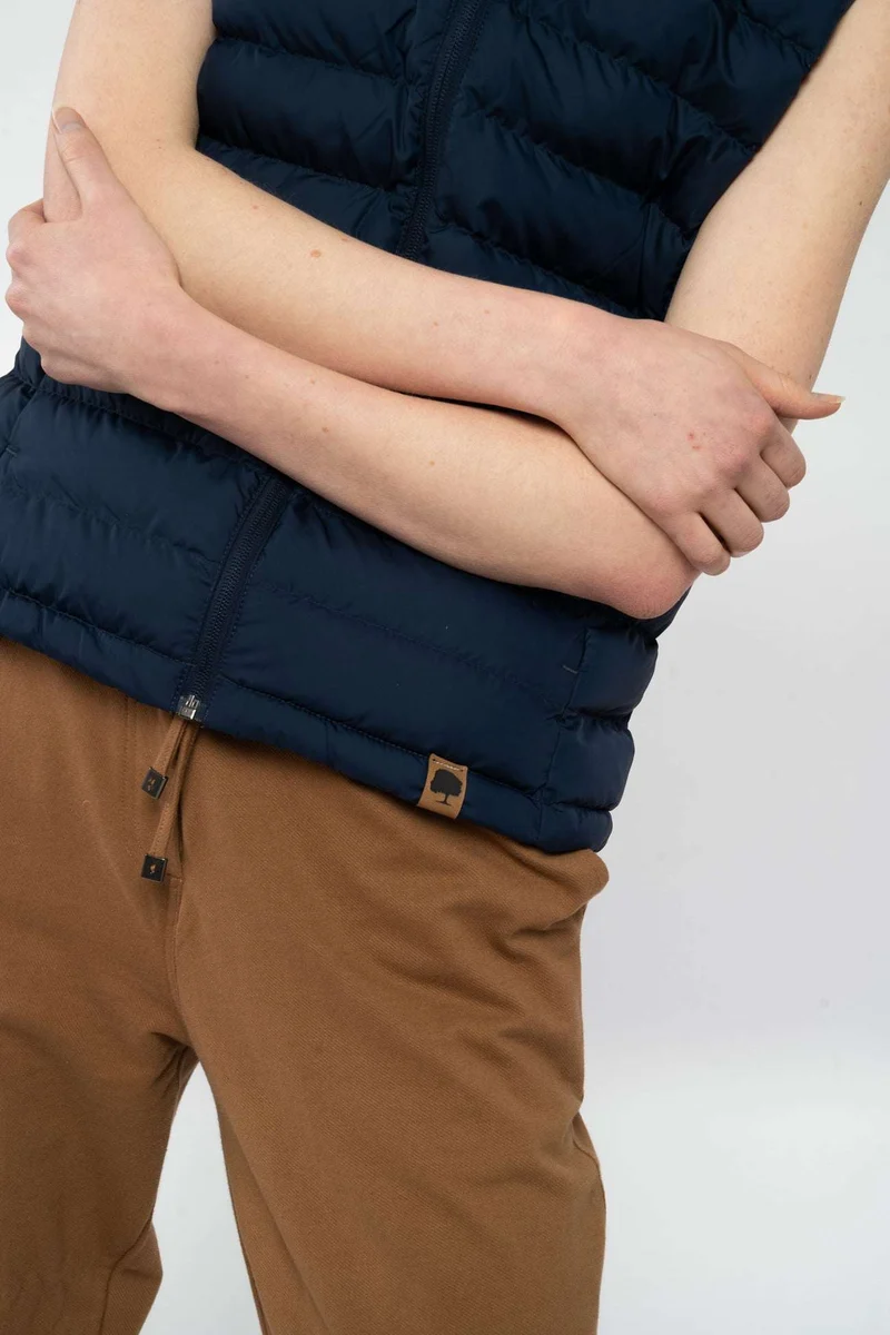 Steppweste aus recyceltem Polyester