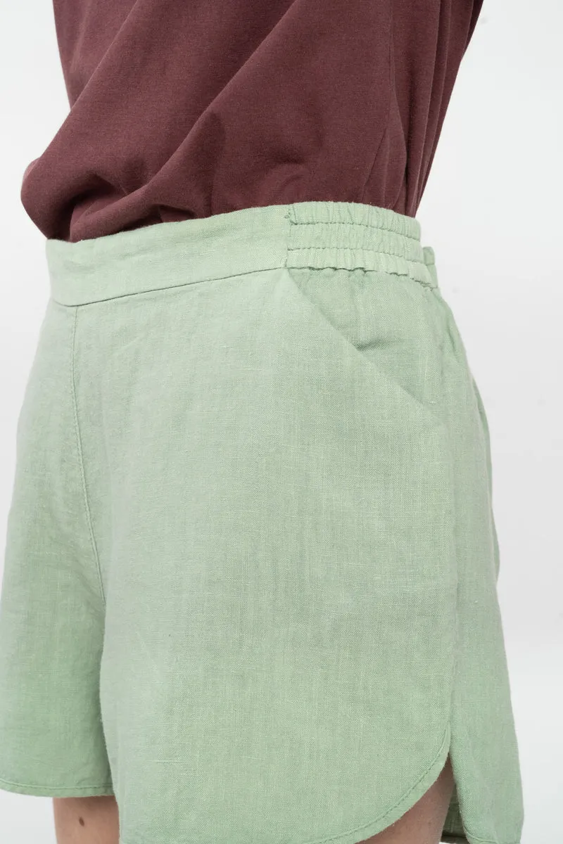 Leinen-Shorts aus Leinen
