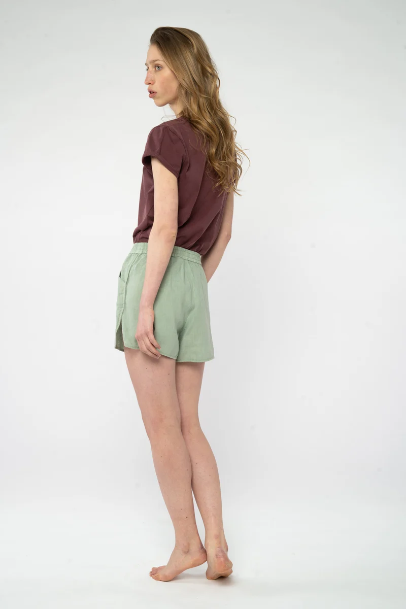 Leinen-Shorts aus Leinen