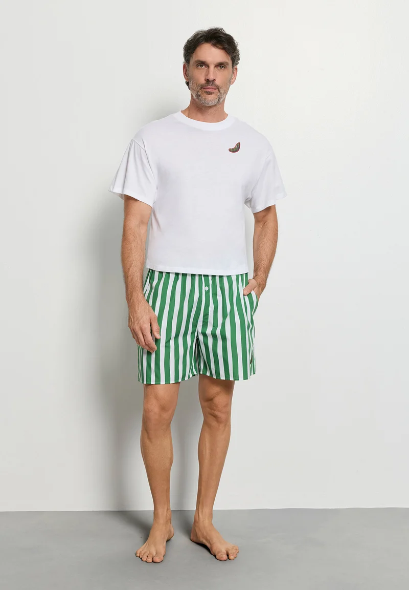 Charlotte Adam Short Pants | souvenir stripes 074723-073085