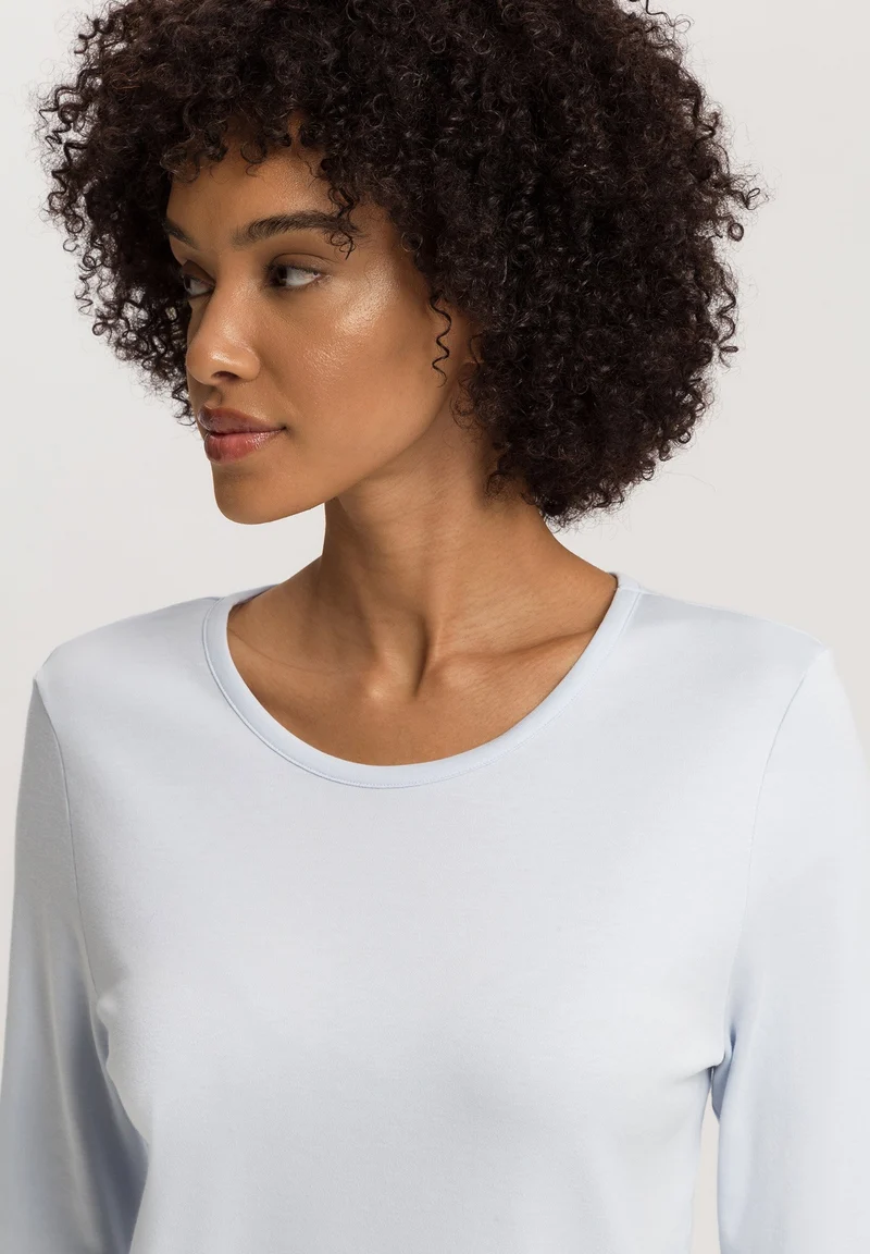 Loungy Nights L/SLV Shirt | powder blue 076491-072512