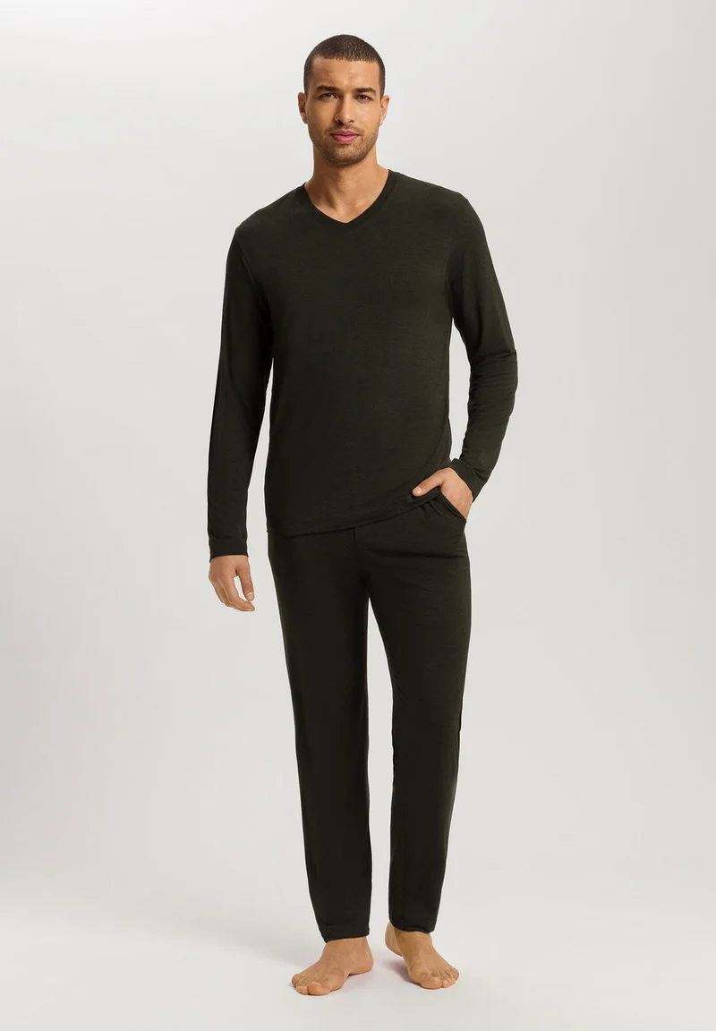 Casuals Long Pants | earthy ink melange 075040-073044
