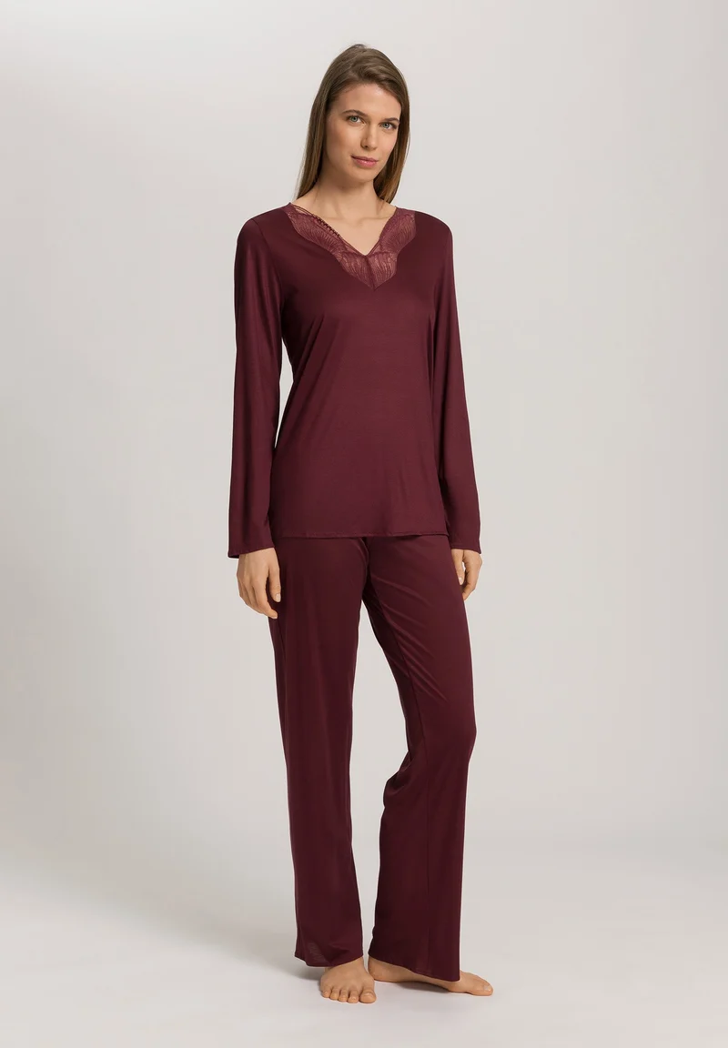 Lilith NW L/SLV Pajama | vivid brown 074781-072421