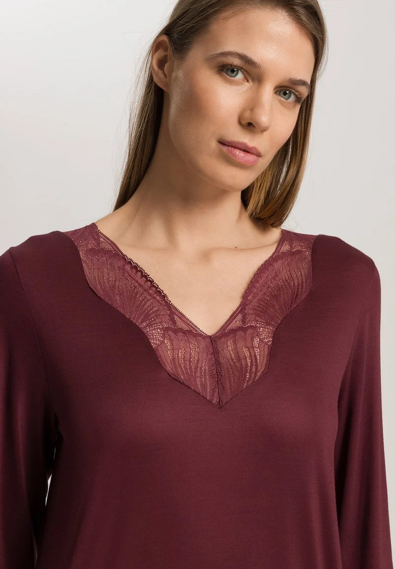 Lilith NW L/SLV Pajama | vivid brown 074781-072421