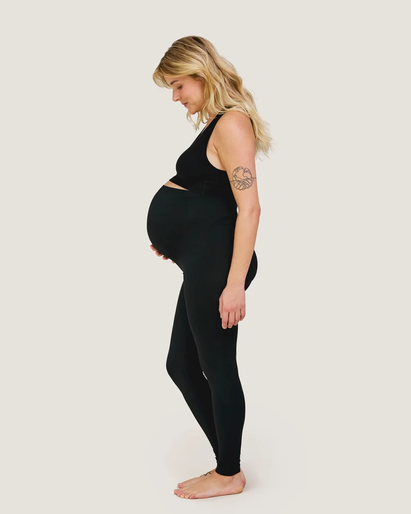 Carriwell nahtlose Umstandsleggings – schwarz