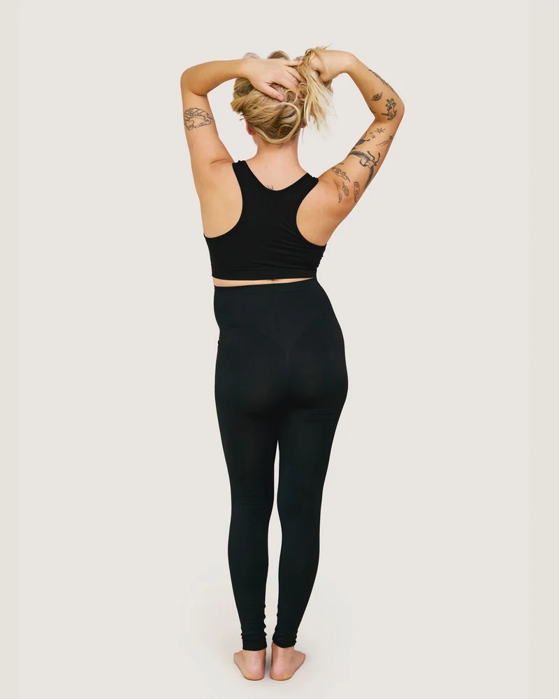 Carriwell nahtlose Umstandsleggings – schwarz