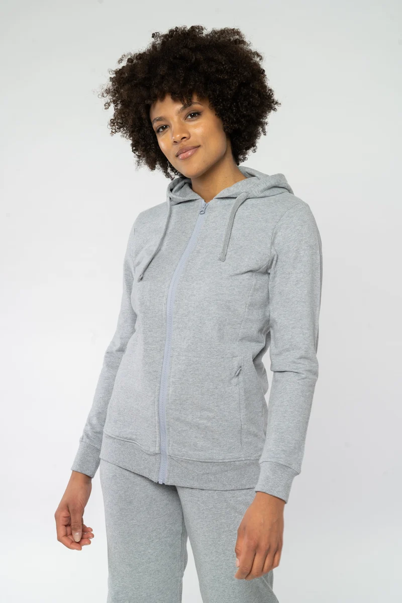 Kapuzenjacke aus Bio Baumwolle