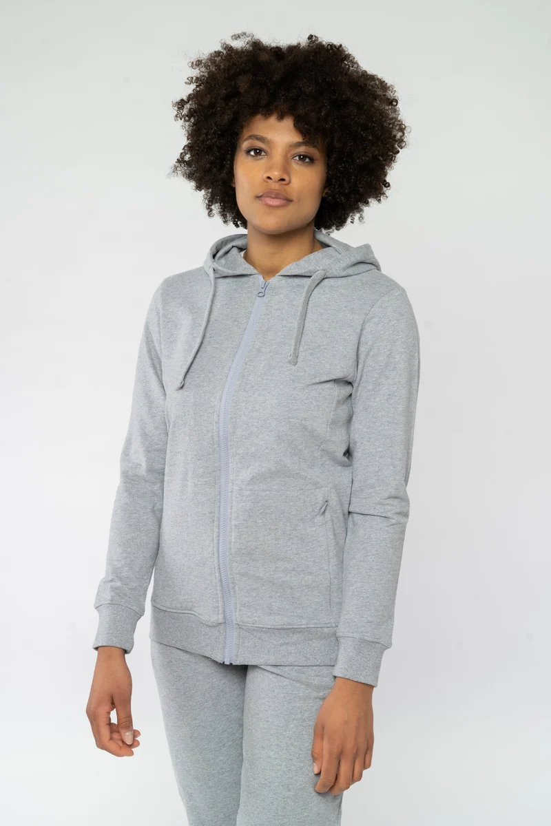 Kapuzenjacke aus Bio Baumwolle
