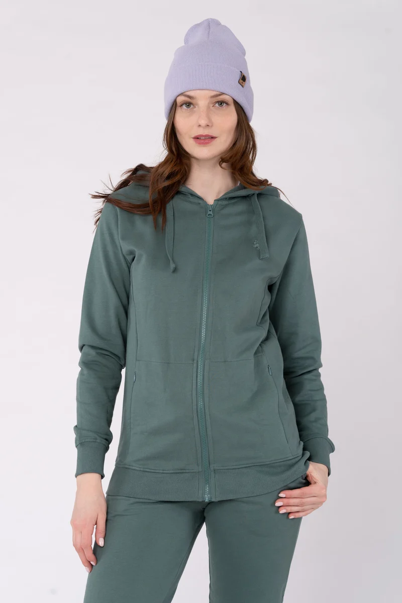 Kapuzenjacke aus Bio Baumwolle