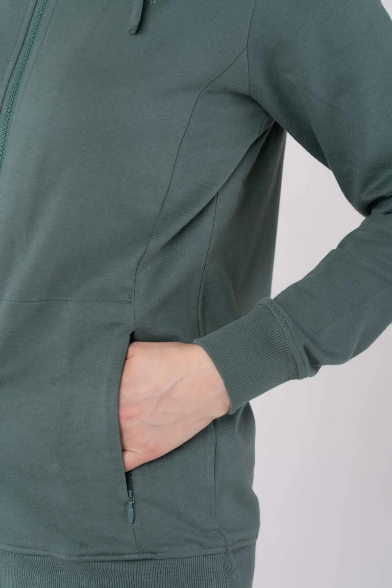 Kapuzenjacke aus Bio Baumwolle