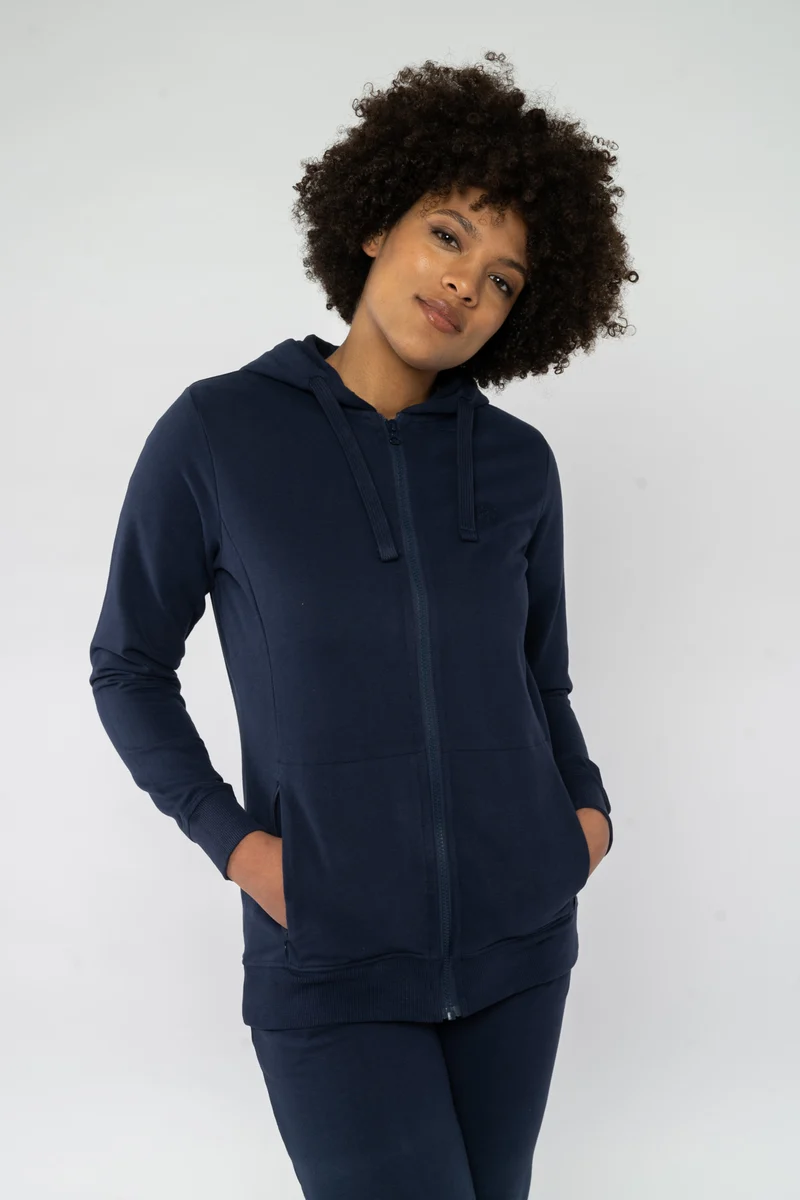 Kapuzenjacke aus Bio Baumwolle