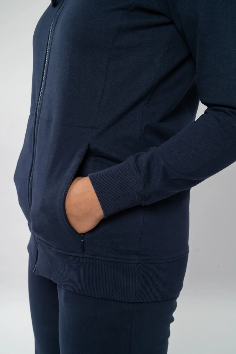 Kapuzenjacke aus Bio Baumwolle