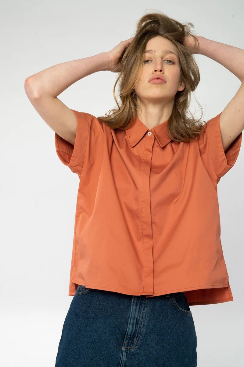 Bluse aus Bio Baumwolle