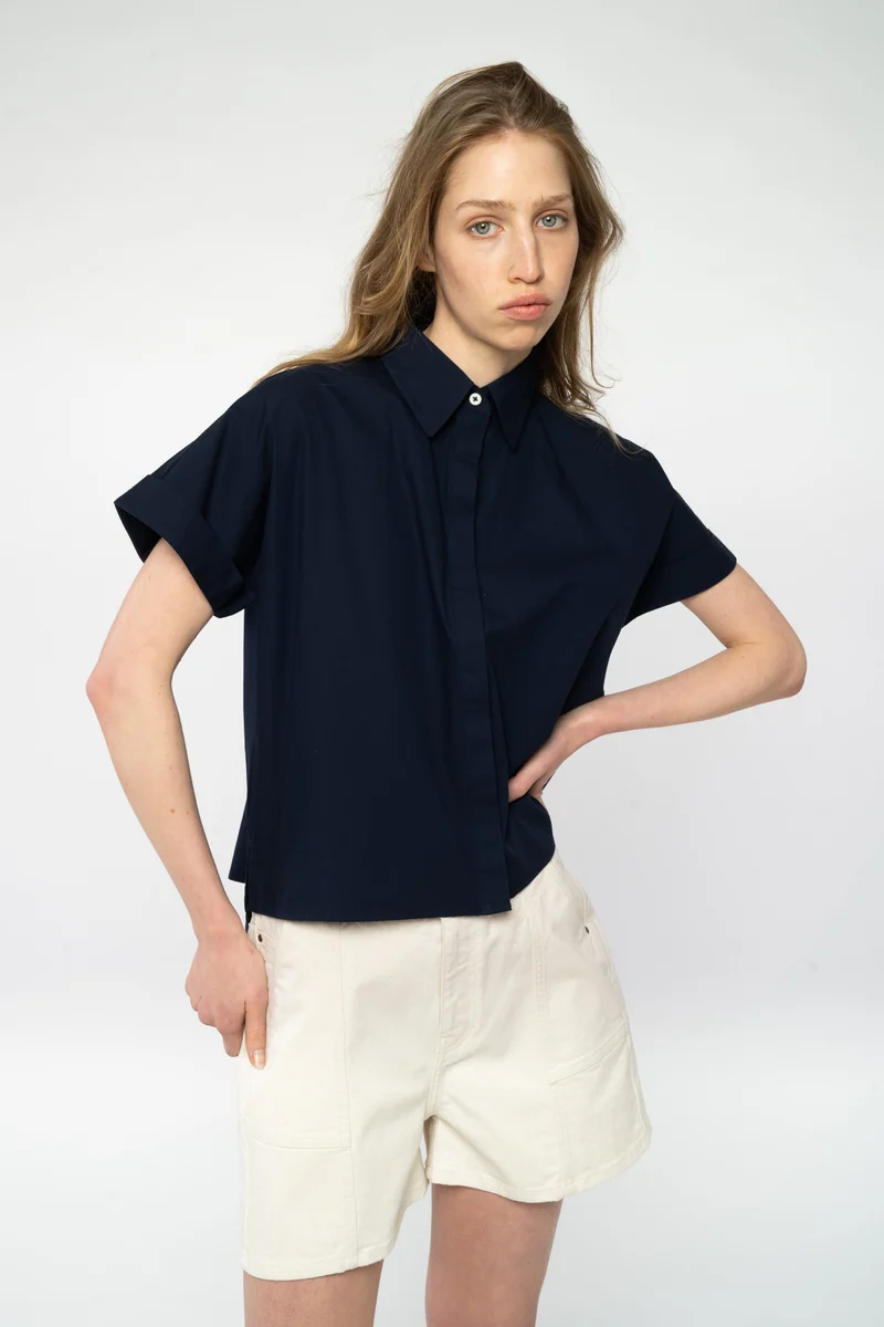Bluse aus Bio Baumwolle