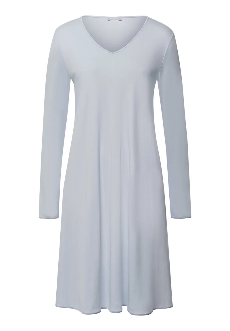 Cotton Silk L/SLV Nightdress 100cm | powder blue 074815-072512