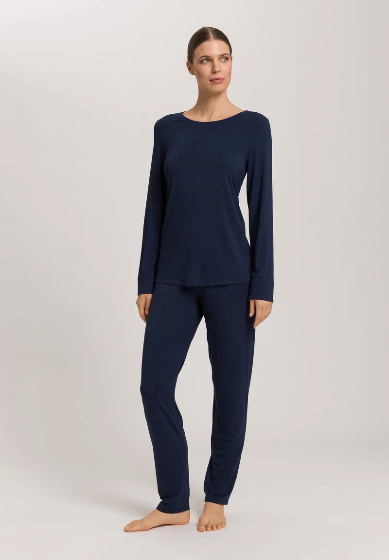 Natural Elegance L/SLV Pajama | deep navy 074951-071610