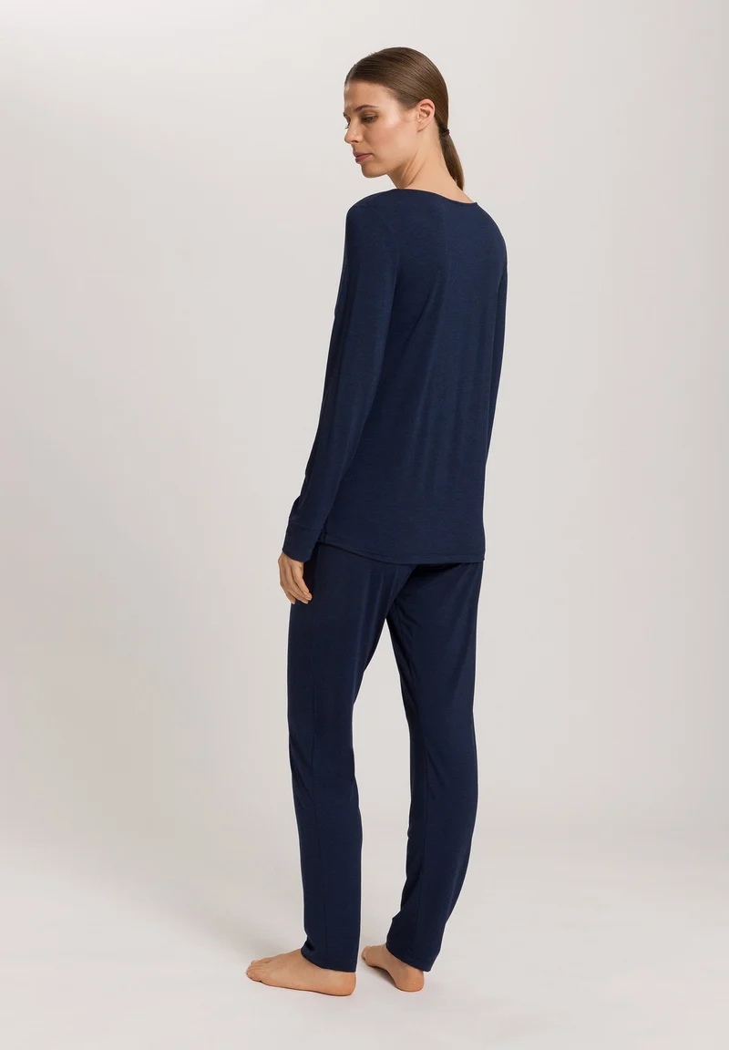 Natural Elegance L/SLV Pajama | deep navy 074951-071610