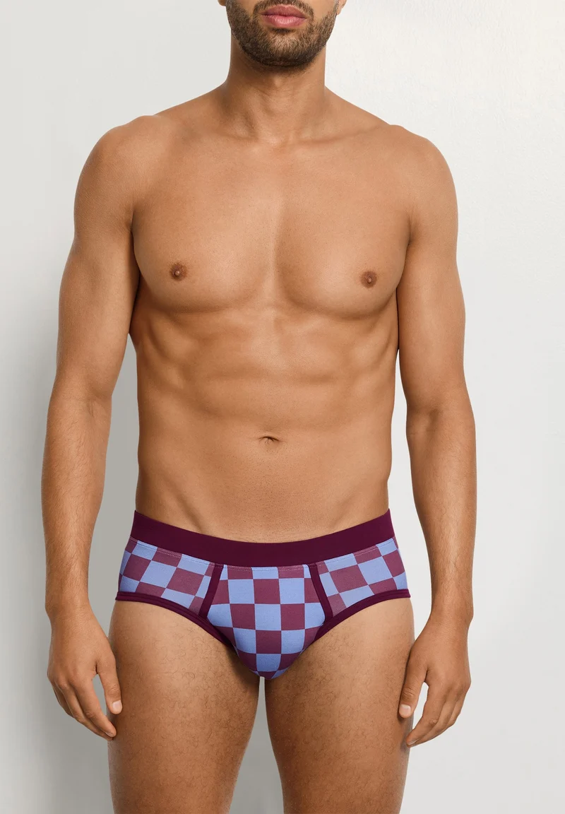 Arthur Arbesser X Hanro Briefs | chess print 076365-073068