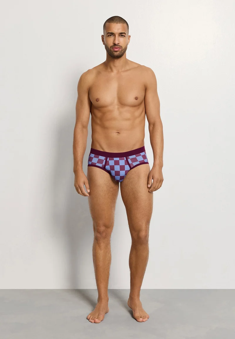 Arthur Arbesser X Hanro Briefs | chess print 076365-073068