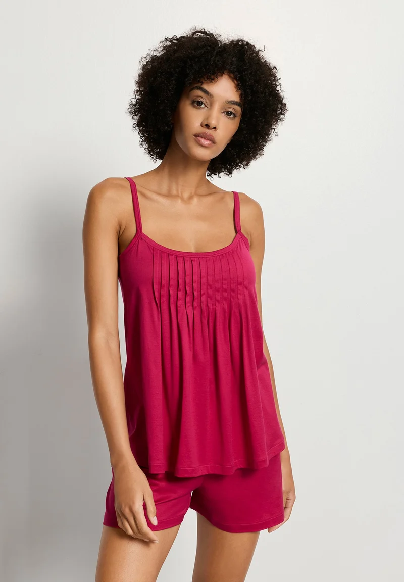 Juliet Sleeveless Short Pyjama | light sangria 077705-072465