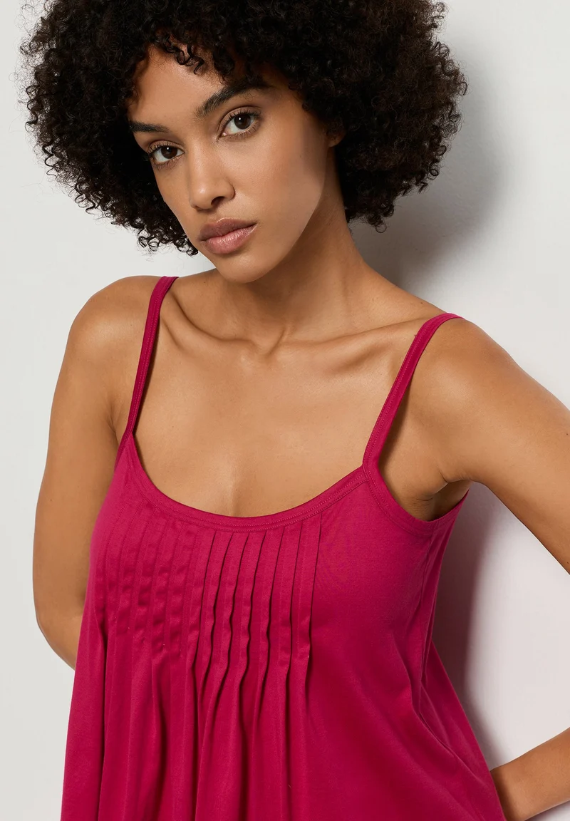 Juliet Sleeveless Short Pyjama | light sangria 077705-072465