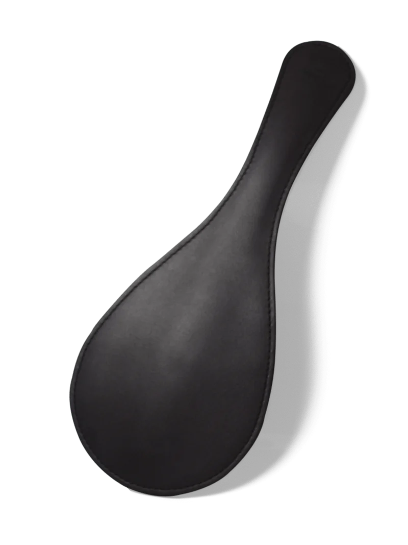Coco de Mer Black Leather Round Paddle