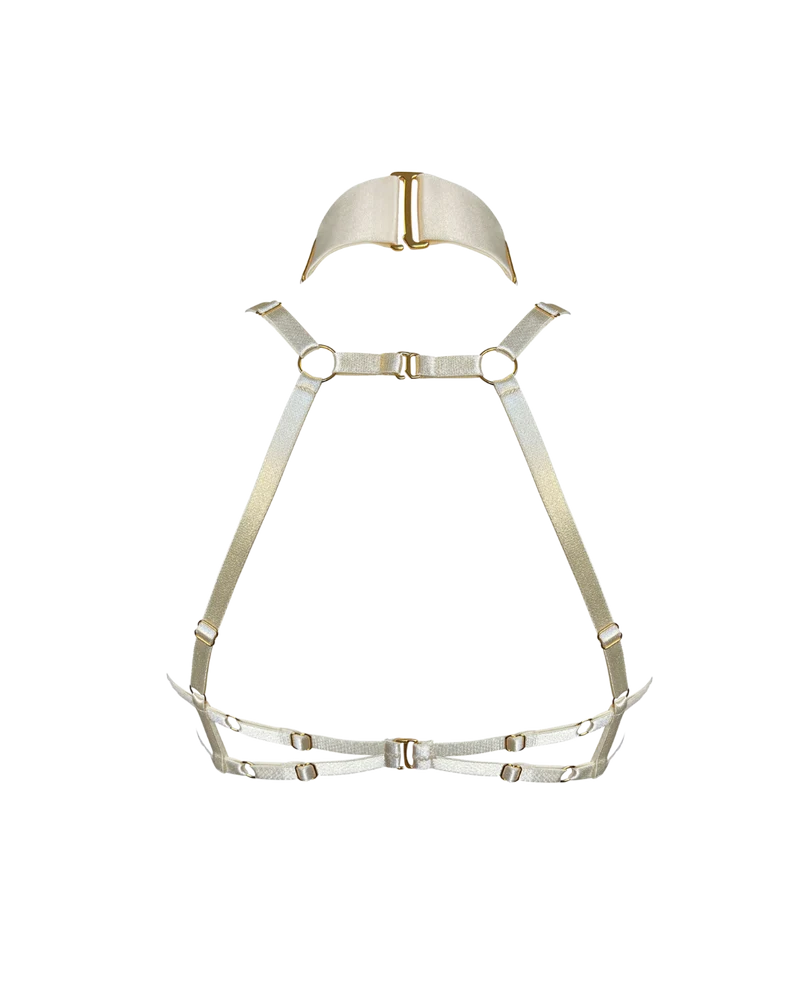 Bordelle Signature Ouvert Wire Bra in Ivory