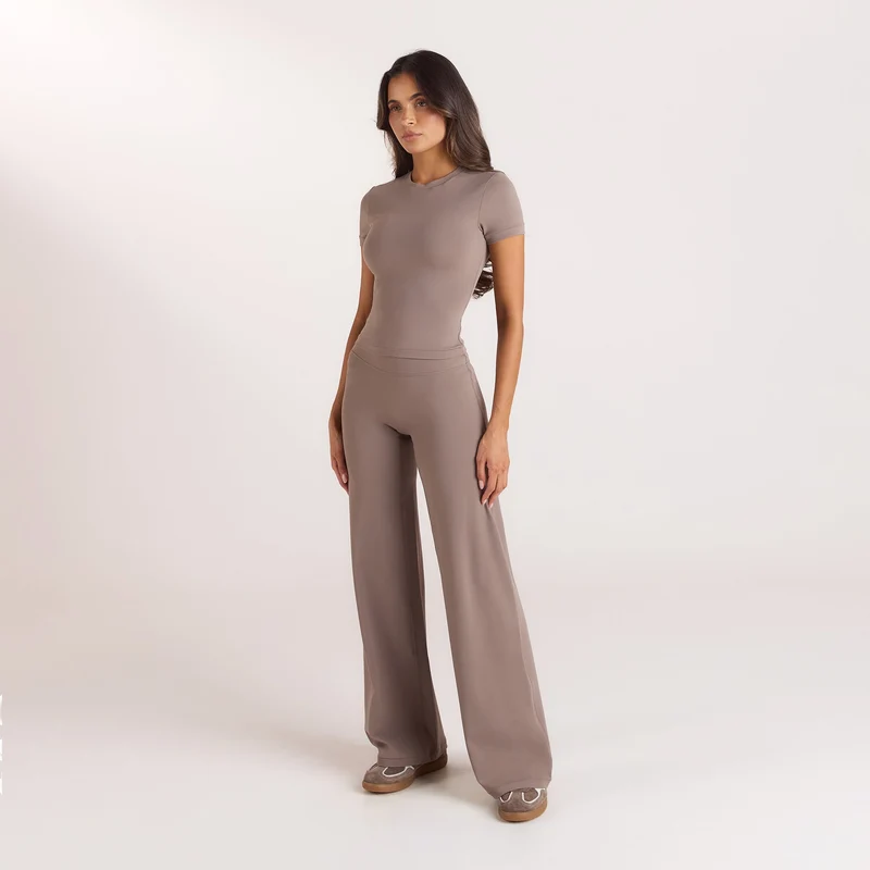 ContourSoft™ Straight-Leg Leggings - Mushroom