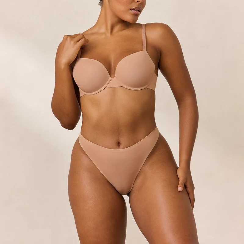 Invisible Form T-Shirt Bra - Honey