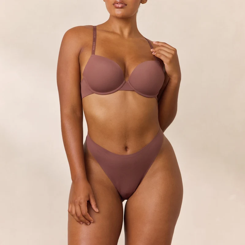 Invisible Form T-Shirt Bra - Nutmeg