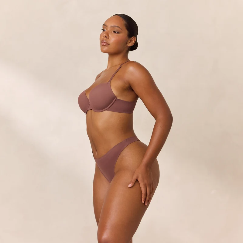 Invisible Form T-Shirt Bra - Nutmeg
